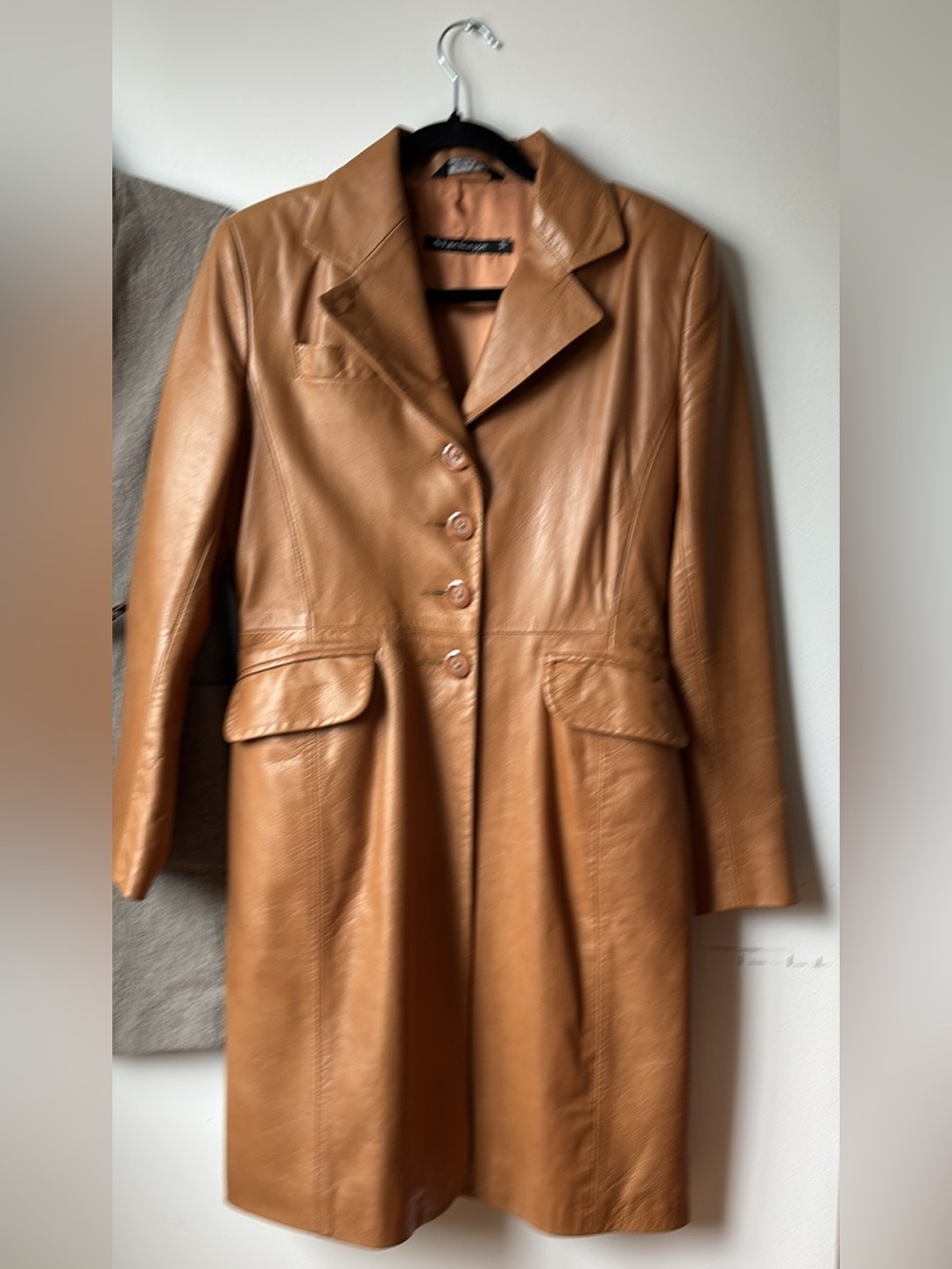 Vintage Y2K / Archive Mackage Tailored Leather Trench Coat